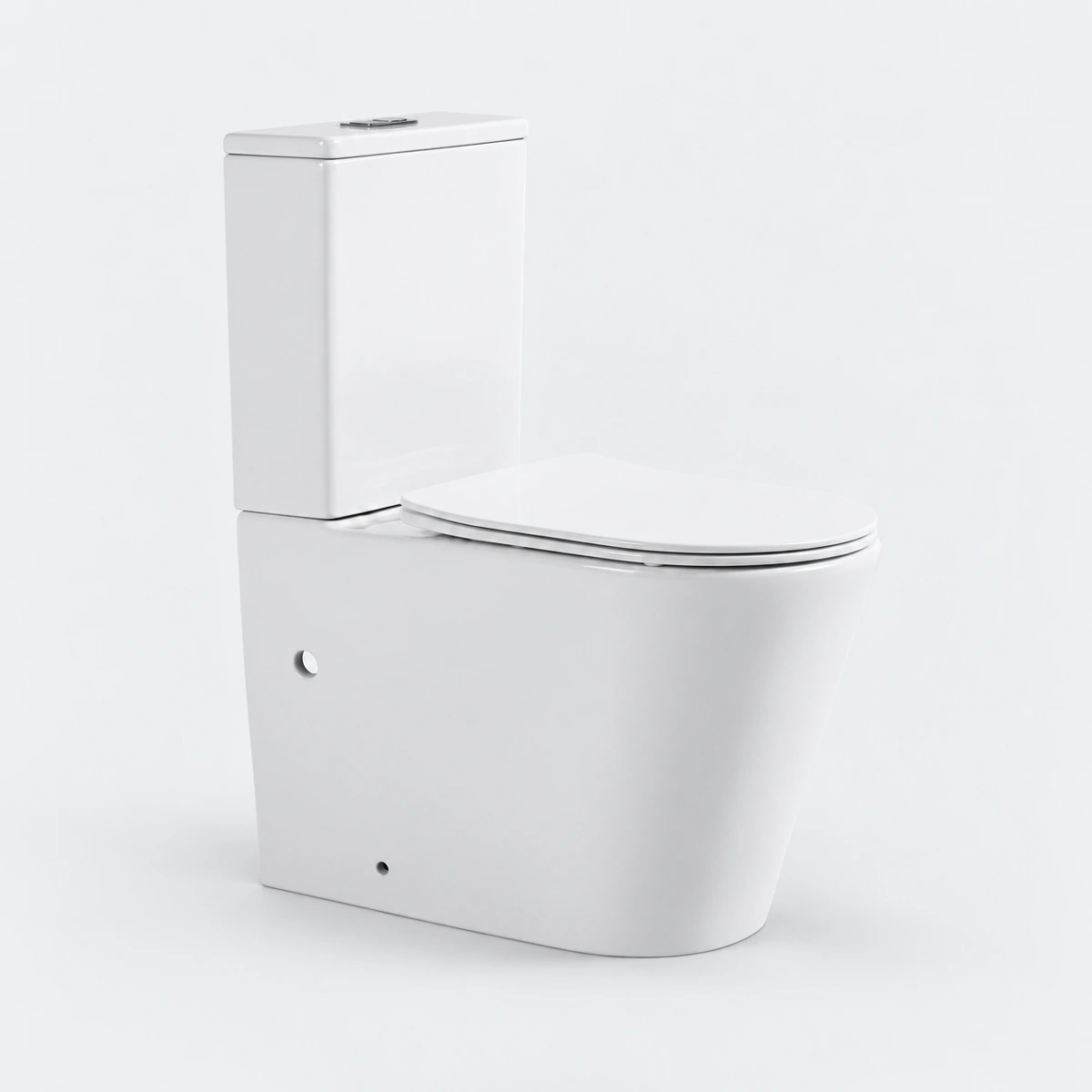 Elegance Rimless Flush Floor Mounted Toilet (Comfort Height 44cm)